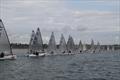 Startline during the Ronstan British Finn Nationals at Christchurch © Lotte Johnson & Gareth James