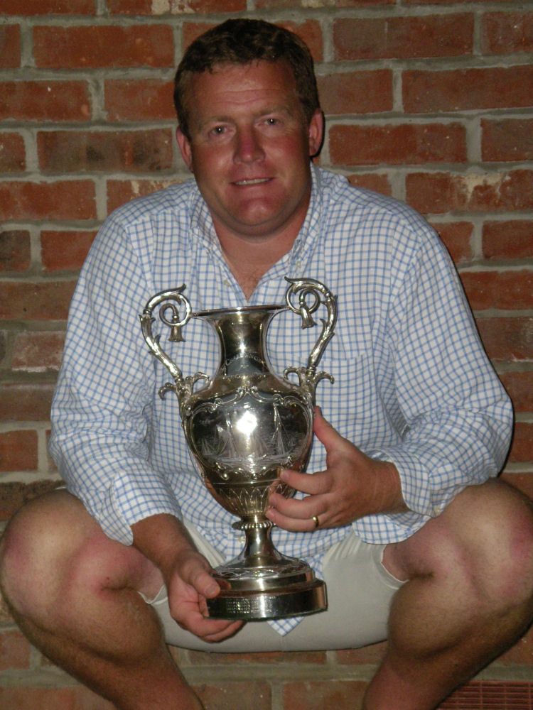 Phil Laycock wins the Salcombe Regatta handicap fleet photo copyright anon taken at Salcombe Yacht Club and featuring the Finn class