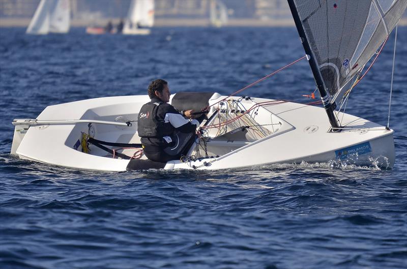 38th GAES Christmas Race in Palamós day 1 photo copyright Alfred Farr' / www.alfredfarre.com taken at Club de Vela Palamos and featuring the Finn class