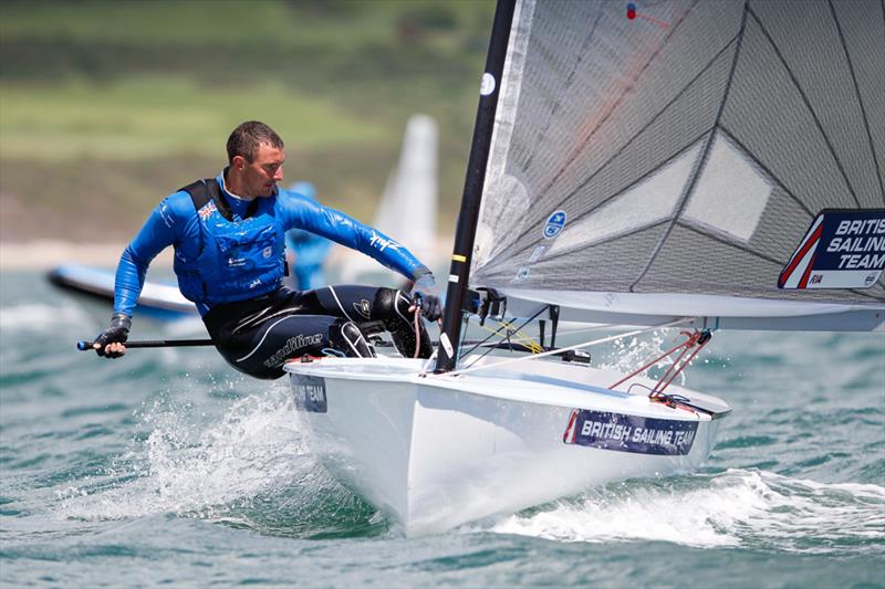 Giles Scott on day 3 of the Sail for Gold Regatta - photo © Paul Wyeth / RYA