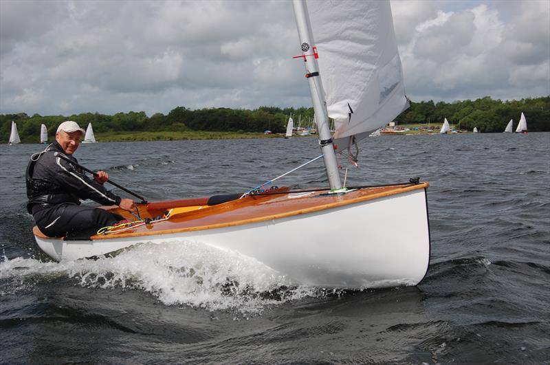 Martin Hughes wearing that winning smile after becoming the 2014 Classic Finn Champion during the Classic Dinghy Fest at Roadford Lake - photo © David Henshall
