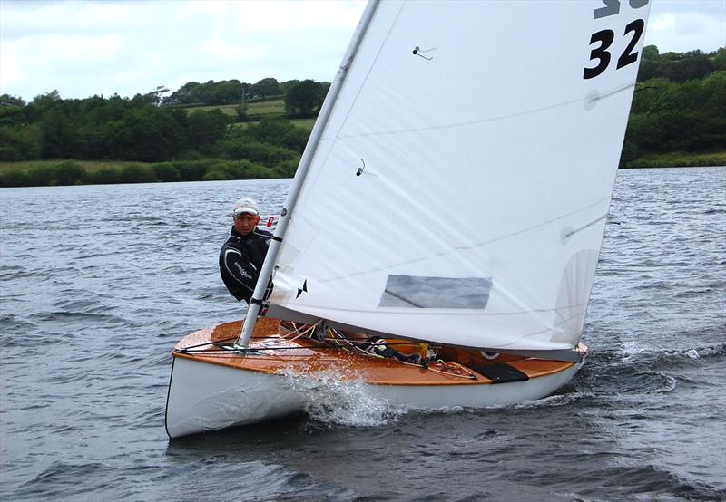 Martin Hughes, in an immaculate Fairey Finn, going fast and having fun on his way to becoming Classic Finn Champion, 2014 - photo © David Henshall Media