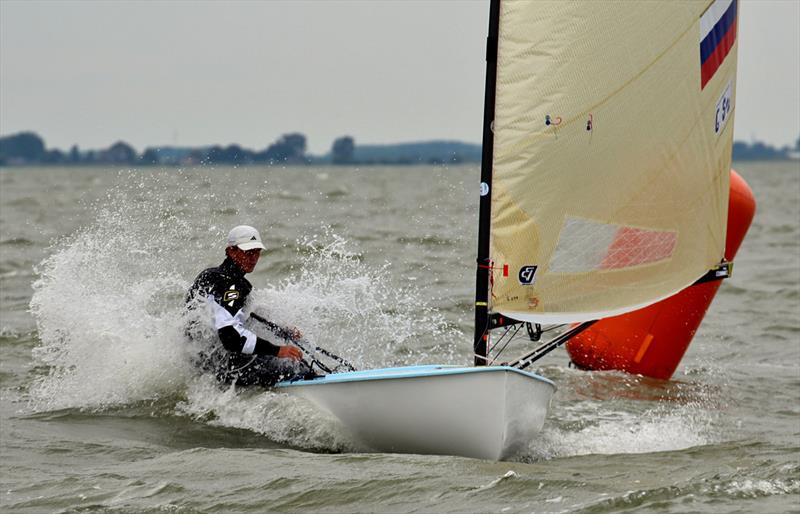 Finn Silver Cup day 1 photo copyright Robert Deaves taken at WSV Hoorn and featuring the Finn class