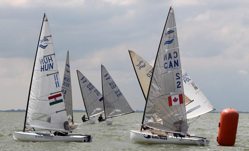 Finn Silver Cup day 2 photo copyright Robert Deaves taken at WSV Hoorn and featuring the Finn class