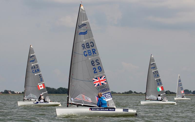 Finn Silver Cup day 2 photo copyright Robert Deaves taken at WSV Hoorn and featuring the Finn class