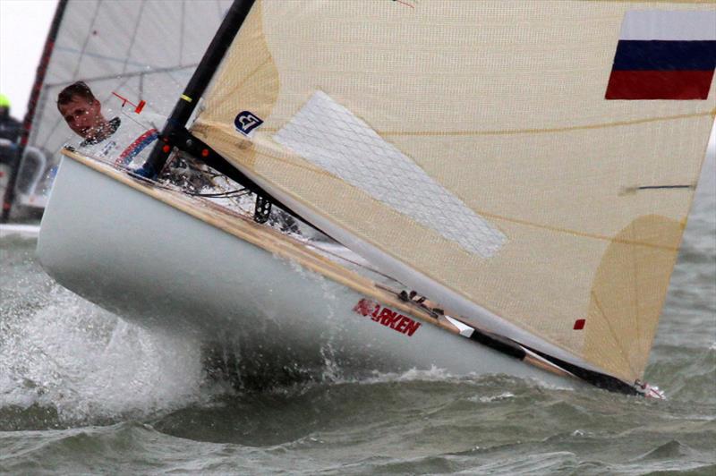 Finn Silver Cup day 3 photo copyright Robert Deaves taken at WSV Hoorn and featuring the Finn class