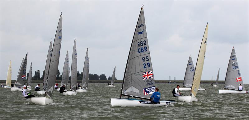 Finn Silver Cup day 3 photo copyright Robert Deaves taken at WSV Hoorn and featuring the Finn class