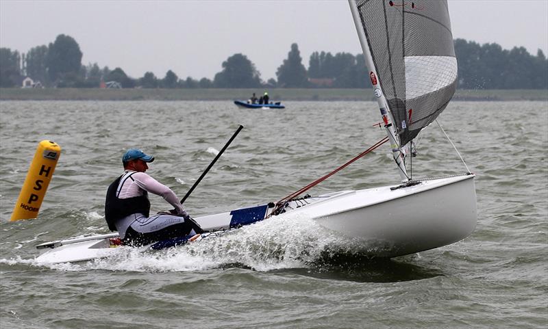 Finn Silver Cup day 3 photo copyright Robert Deaves taken at WSV Hoorn and featuring the Finn class