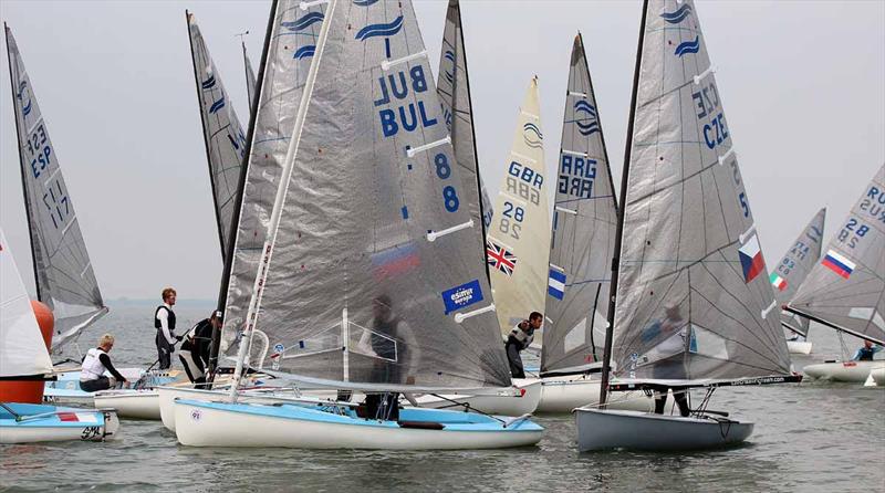 Day 6 of the Finn Silver Cup photo copyright Robert Deaves taken at WSV Hoorn and featuring the Finn class