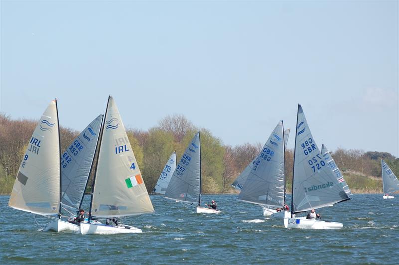 Irish sailors enjoying the breeze during the Finn Inlands at Alton Water - photo © Emer Berry