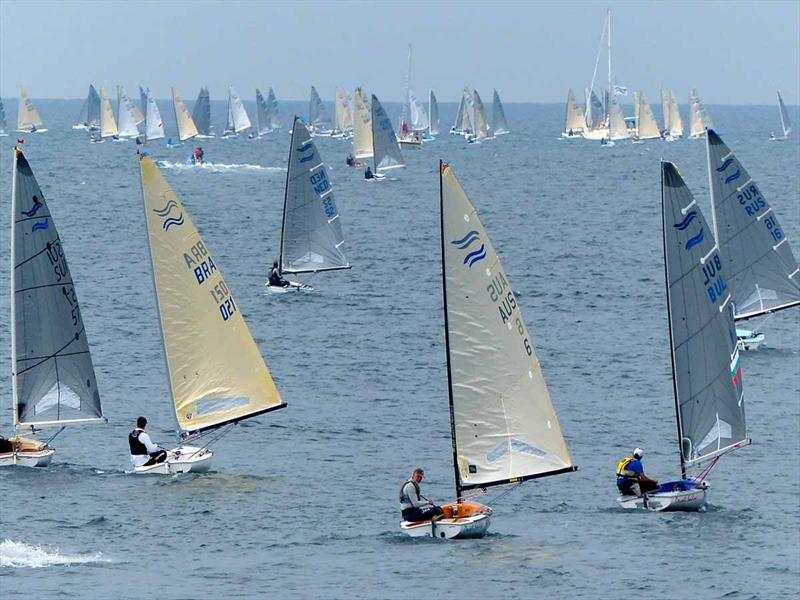 Finn World Masters at Kavala day 1 - photo © Claire ADB