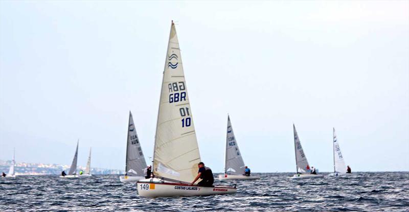 Finn World Masters at Kavala day 3 photo copyright Drew Barnes taken at Nautical Club of Kavala and featuring the Finn class