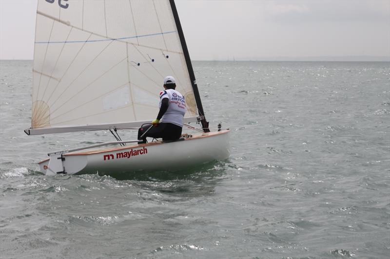 Cameron Tweedle at GJW Direct SailFest 2015 photo copyright SailRacer taken at Calshot Sailing Club and featuring the Finn class