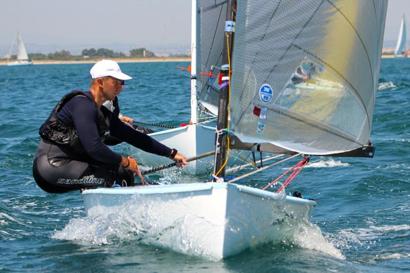 Arkadiy Kistanov in action photo copyright Robert Deaves taken at  and featuring the Finn class