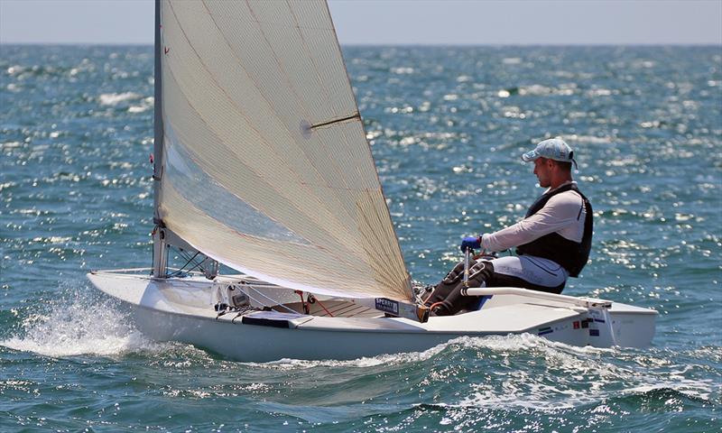 Final day of the Finn Silver Cup in Valencia photo copyright Robert Deaves taken at Real Club Nautico Valencia and featuring the Finn class