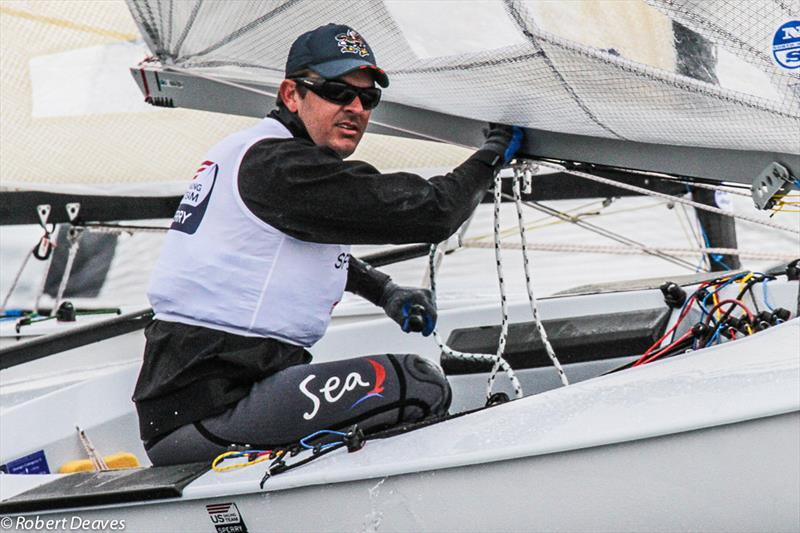 Zach Railey at the Finn Europeans in Barcelona - photo © Robert Deaves