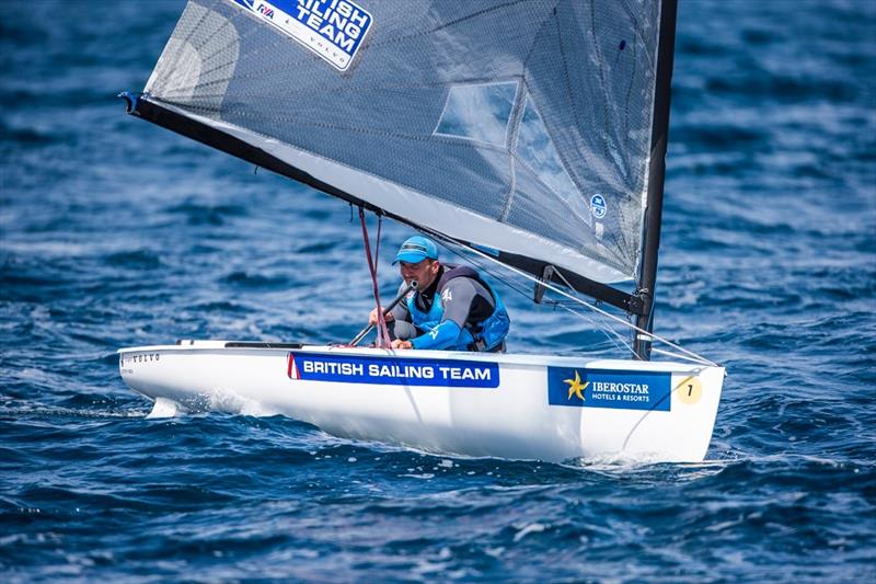 Finn silver for Giles Scott at the Trofeo Princesa Sofía IBEROSTAR - photo © Richard Langdon / British Sailing Team
