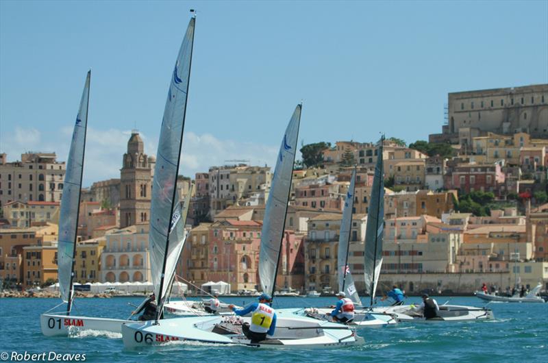 Medal racing during the Finn Gold Cup in Gaeta - photo © Robert Deaves