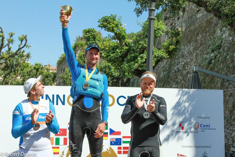 Giles Scott wins the Finn Gold Cup for the fourth time photo copyright Robert Deaves taken at Yacht Club Gaeta and featuring the Finn class