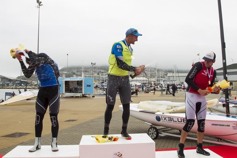 Giles Scott wins Sailing World Cup Weymouth and Portland photo copyright Jesus Renedo / Sailing Energy / World Sailing taken at Weymouth & Portland Sailing Academy and featuring the Finn class