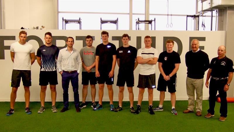 The U23 squad with Ben Ainslie, James Hadden, Ray New and John Heyes - photo © James Hadden & Ray New