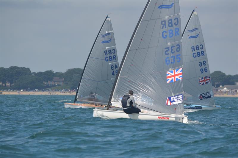 British Finn Nationals day 3 photo copyright CSC taken at Christchurch Sailing Club and featuring the Finn class