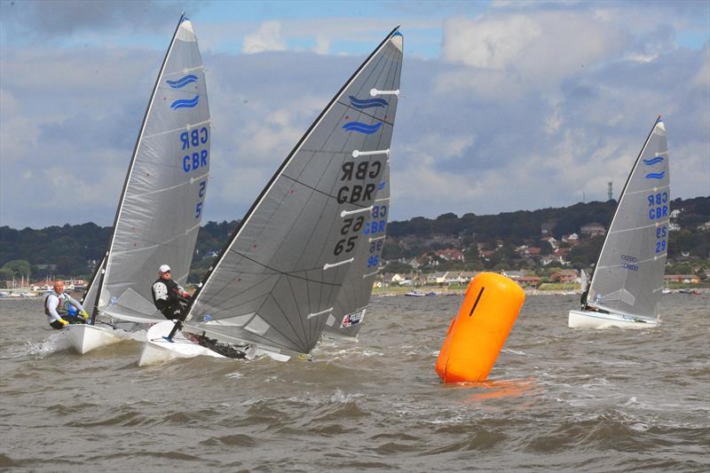 Suntouched Sailboats Finn UK Masters and Northern Championship at West Kirby photo copyright Gill Potter taken at West Kirby Sailing Club and featuring the Finn class