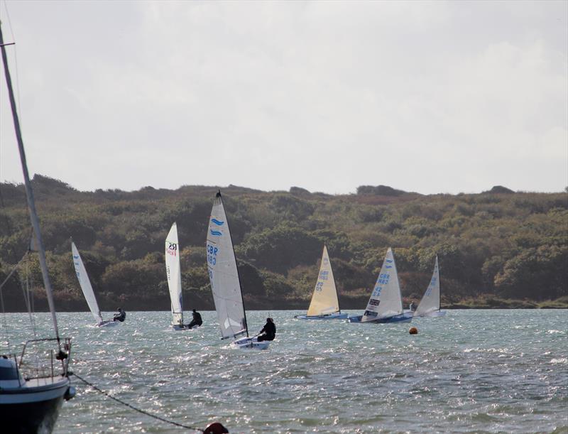 Final day of the Christchurch Harbour Interclub Series photo copyright Sarah Desjonqueres taken at Christchurch Sailing Club and featuring the Finn class