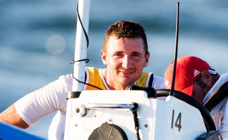 Giles Scott capped a remarkable record in the Finn winning Gold at the Rio Olympics and is playing a significant role as bowman and tactician with the Land Rover BAR America's Cup challenge photo copyright Sailing Energy / World Sailing taken at  and featuring the Finn class