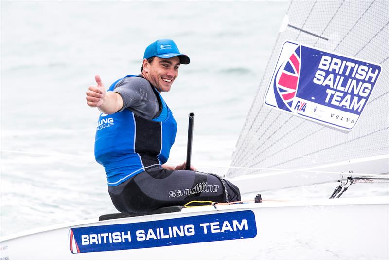 Ben Cornish at World Cup Series Miami photo copyright Pedro Martinez / Sailing Energy / World Sailing taken at Coconut Grove Sailing Club and featuring the Finn class