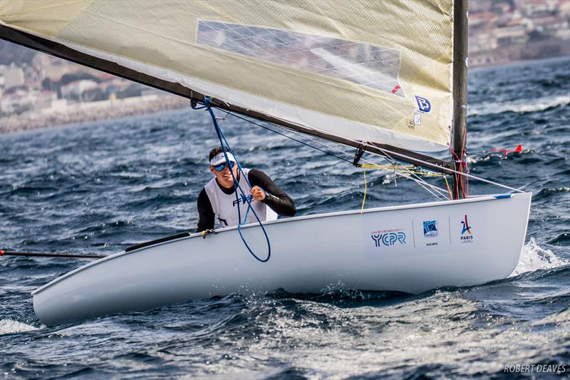 Jonathan Lobert (FRA) wins the Finn Europeans in Marseille photo copyright Robert Deaves taken at Yachting Club De La Pointe Rouge and featuring the Finn class