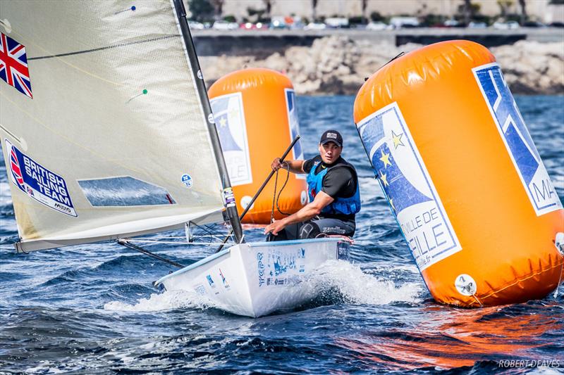 Ben Cornish (GBR) at the Finn Europeans in Marseille - photo © Robert Deaves