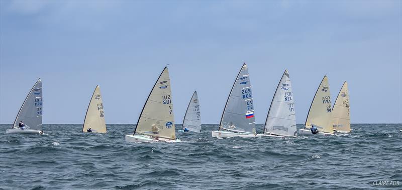 Day 5 of the 2017 Finn World Masters in Barbados photo copyright Claire ADB taken at Barbados Yacht Club and featuring the Finn class