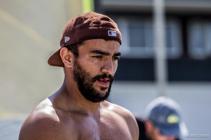 Iranian Finn sailor Ahmad Ahmadi - photo © Robert Deaves