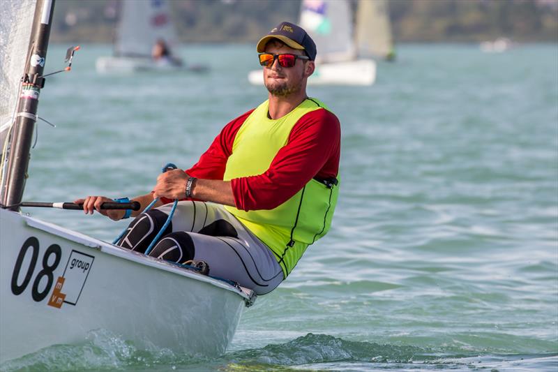 Facundo Olezza on day 3 of the 2017 U23 Finn Worlds at Lake Balaton - photo © Robert Deaves