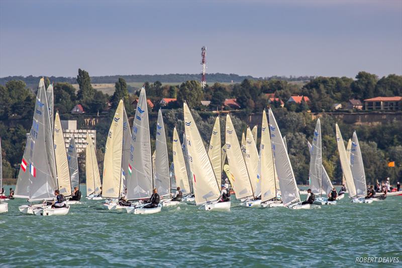 2017 Opel Finn Gold Cup at Lake Balaton photo copyright Robert Deaves taken at Spartacus Sailing Club and featuring the Finn class