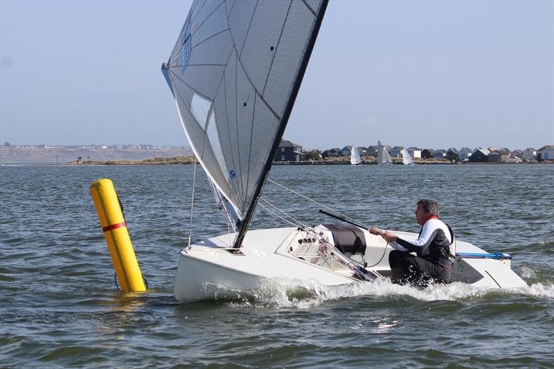 Highcliffe SC Icicle Open Series final day photo copyright Sarah Desjonqueres taken at Highcliffe Sailing Club and featuring the Finn class