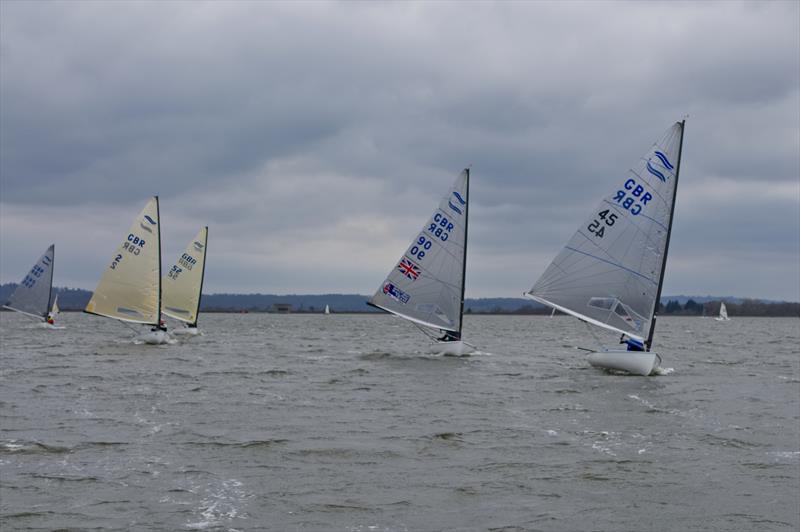 Finns at Bough Beech photo copyright Richard Sharp taken at Bough Beech Sailing Club and featuring the Finn class