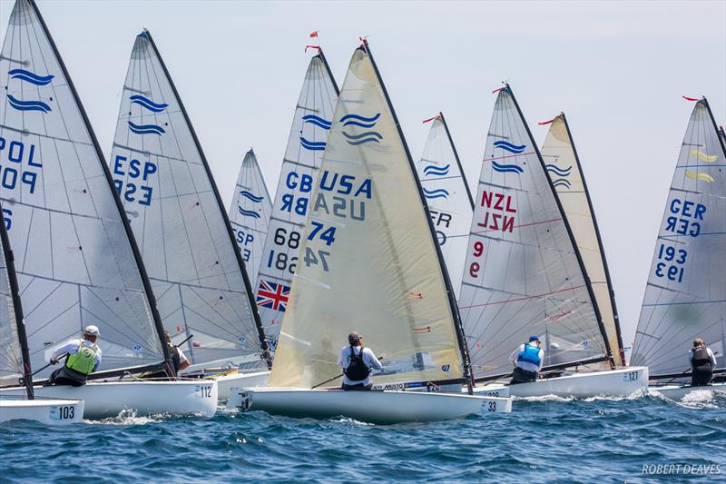 Day 3 of the Finn World Masters at El Balis photo copyright Robert Deaves / Finn Class taken at Club Nautico El Balis and featuring the Finn class