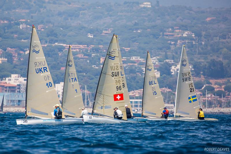 Day 3 of the Finn World Masters at El Balis photo copyright Robert Deaves / Finn Class taken at Club Nautico El Balis and featuring the Finn class