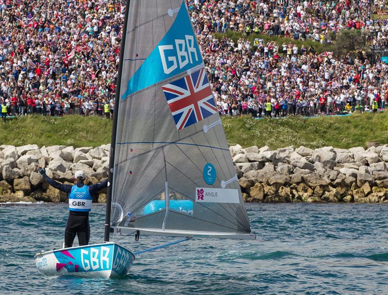 Ben Ainslie wins Finn gold at London 2012 - photo © Ian Roman / www.ianroman.com