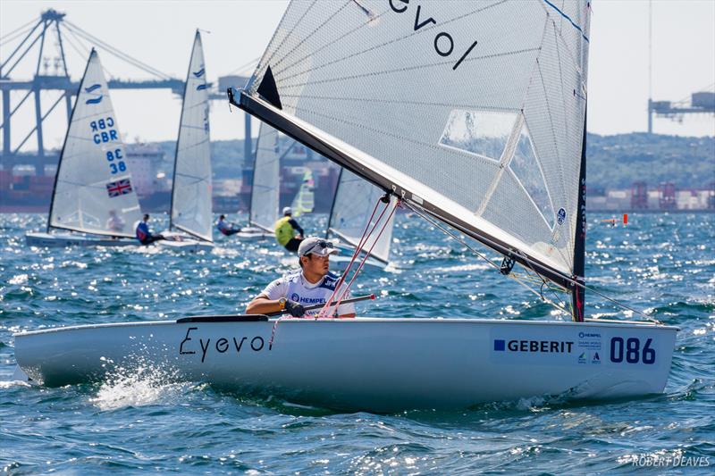 Hajime Kokumai on day 3 of Hempel Sailing World Championships Aarhus 2018 - photo © Robert Deaves