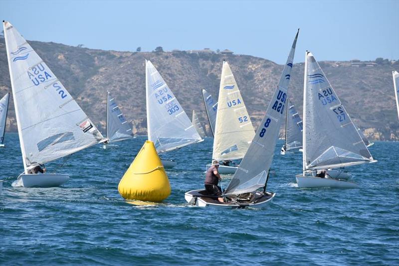 Finn Pacific Coast Championship in San Diego photo copyright Sarah Fleming & Eddie Frank taken at San Diego Yacht Club and featuring the Finn class