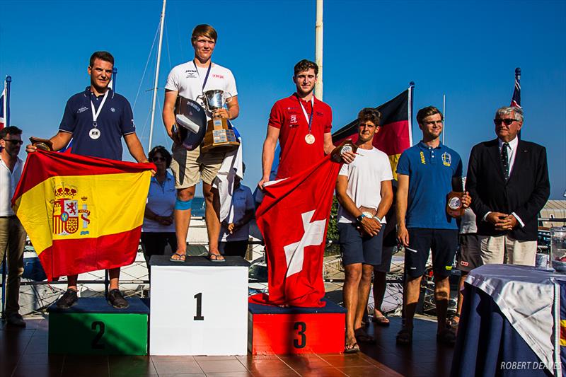 Top five at the Finn Silver Cup in Anzio photo copyright Robert Deaves taken at Circolo della Vela di Roma and featuring the Finn class