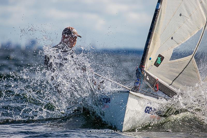 Greg Wilcox at the Finn Europeans in Gdynia, Poland - photo © Robert Deaves
