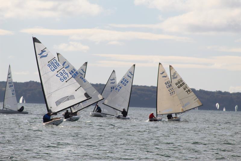 Warsash Finn Open photo copyright Nigel Rennie taken at Warsash Sailing Club and featuring the Finn class