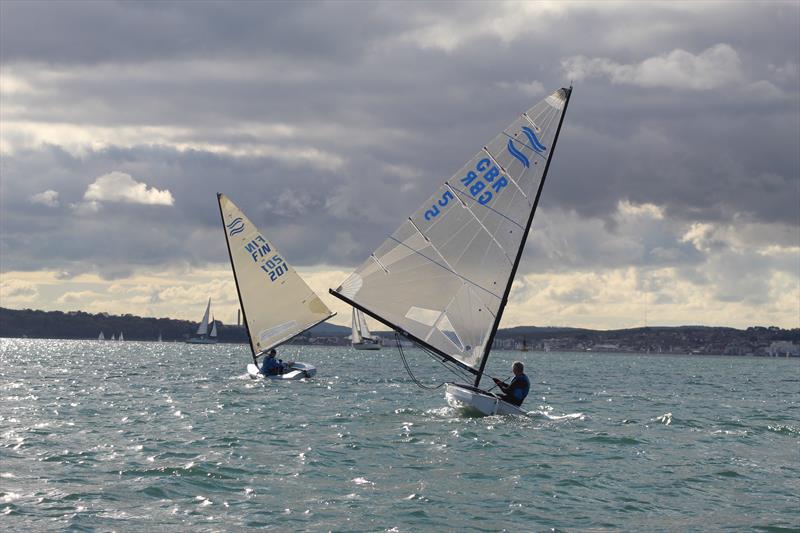 Warsash Finn Open photo copyright Nigel Rennie taken at Warsash Sailing Club and featuring the Finn class