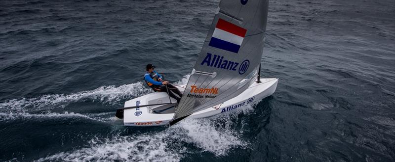 Allianz Benelux sponsor the Dutch Sailing Team, Finn photo copyright Richard Langdon / Ocean Images taken at  and featuring the Finn class