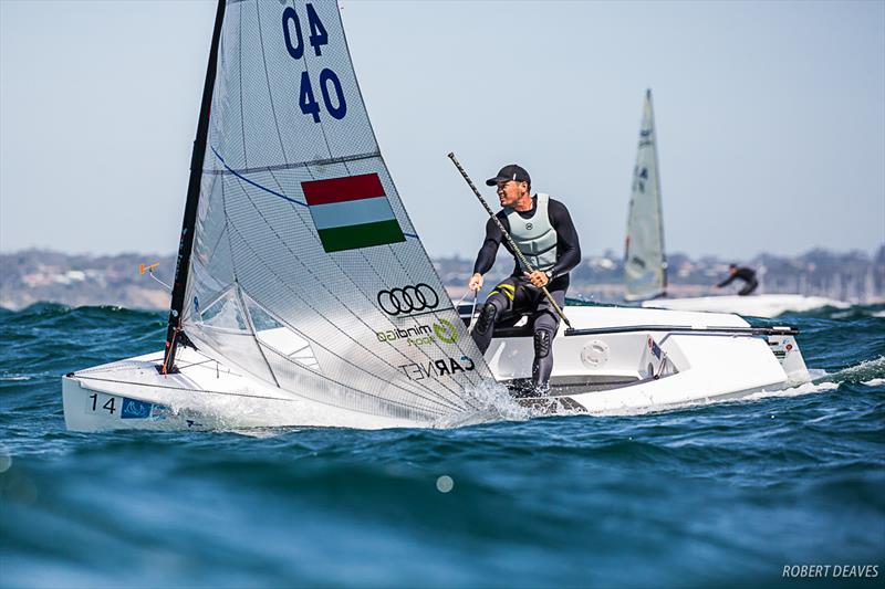 Zsombor Berecz during the 2019 Finn Gold Cup in Melbourne, Australia - photo © Robert Deaves