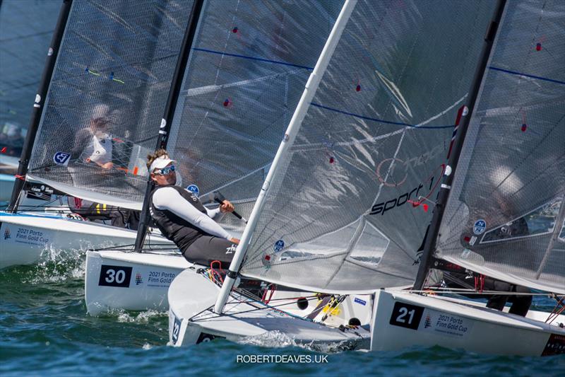 Anders Pedersen, NOR - Finn Gold Cup at Porto, Portugal - photo © Robert Deaves / Finn Class